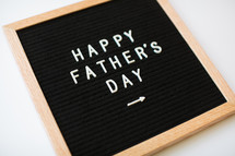 Happy Father's Day sign 