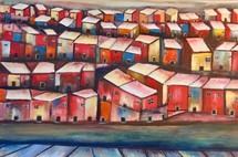 painting of houses 