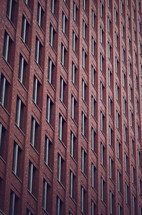 The redbrick building windows pattern