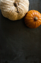 fall scene with pumpkins 