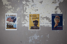 vintage Army recruitment posters 