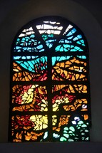 colorful stained glass window 