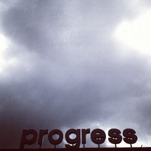 Progress sign