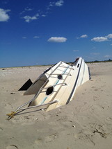 A beached boat