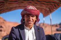 young man in a turban 