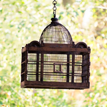 hanging bird cage 