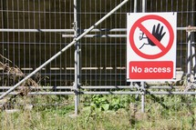 no access sign 