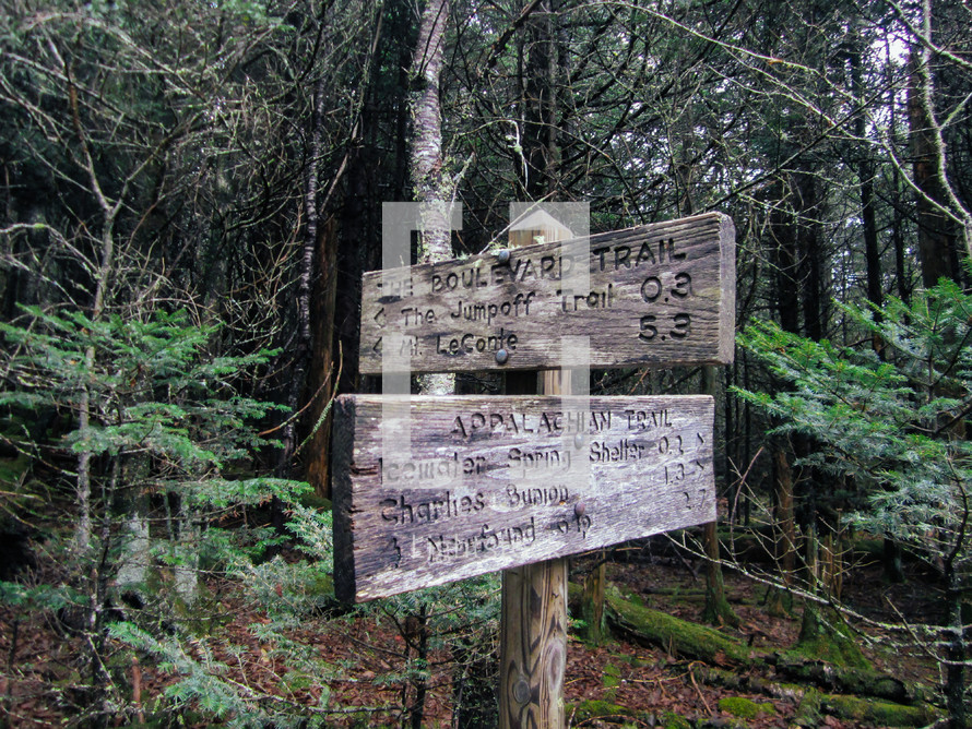 trail signs 