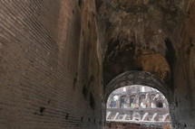 colosseum in Rome tunnels 
