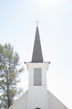 rural church steeple 
