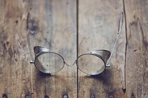 a vintage pair of aviator glasses