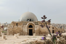 Ummayad palace at the citadel in Amman, Jordan