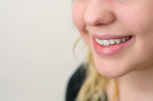 teeth of a woman 