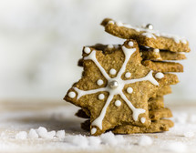 star Christmas cookie 