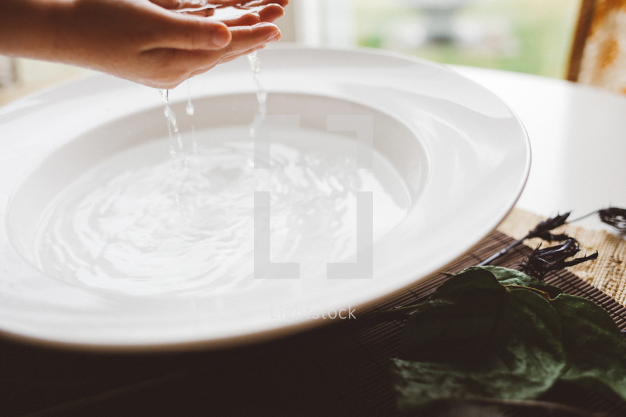 Maundy Thursday and a bowl of water 