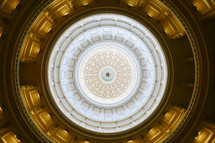 top of a dome interior 