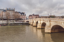 bridge over river in Paris 