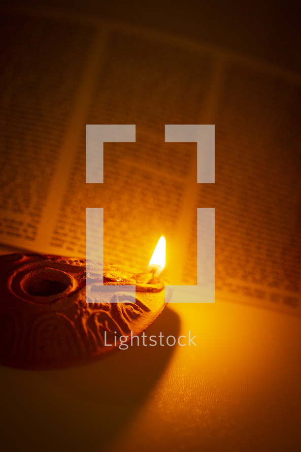 An Ancient Lamp Illuminating the Hebrew Text of the Torah