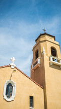 church bell tower and roof 