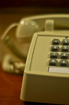 old touch dial telephone
