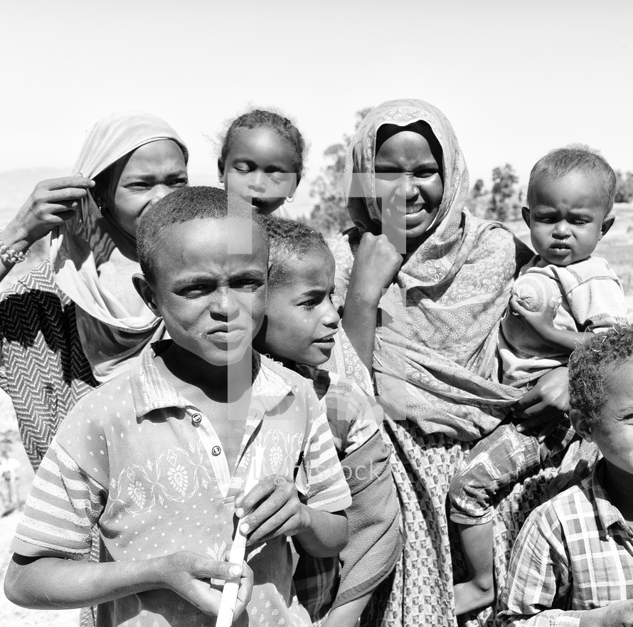 mothers and children in Ethiopia 