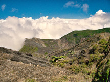 landscape in Volcan, Irazu, Costa Rica  