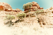 cliffs in the outback 
