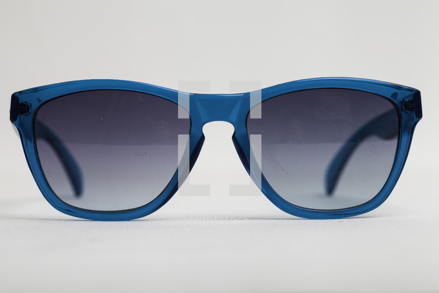 sunglasses on a white background 