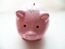 The front view of a piggy bank staring out against a white background encouraging people to save their money for the future for college, vacations, education, emergency funds or retirement.  Saving money is a discipline and when financial crisis occurs, we need to have savings to depend upon without having to borrow money from lenders and be able to meet our financial needs. Our heavenly father promises to provide for us in our time of need and even when we don't have need but we still need to be good stewards of our money and savings and invest properly to plan ahead for the future.  