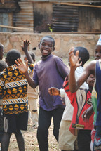 children playing in Rwanda 