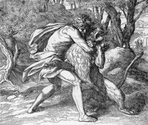 Samson slays the lion, Judges, 14:6