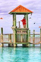 Lifeguard at Disney Lands Cast Away Cay