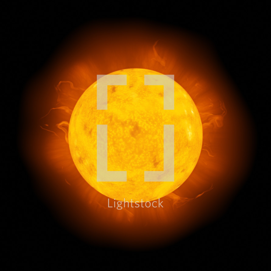sun in space 