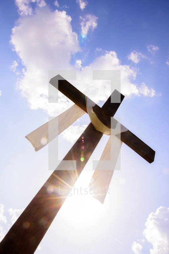 a shrouded cross 
