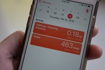 tracking your steps on your phone 