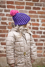 girl in a winter coat 