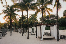 beach cabanas 