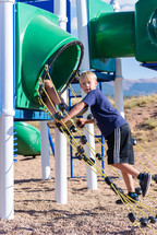 a boy child on playground 