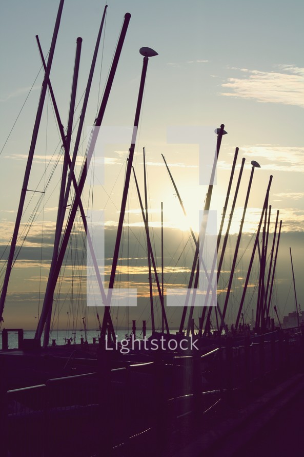 sailboat masts 