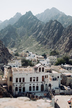Scenic view from the Muttrah Fort in Muscat, Oman