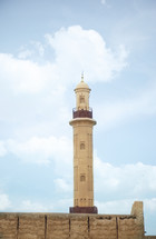 prayer tower on a mosque 