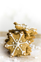 star Christmas cookies 