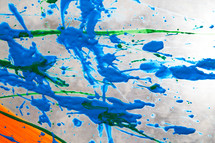 paint splatter on canvas 