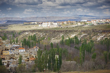 Residential buildings in rural province of Turkey