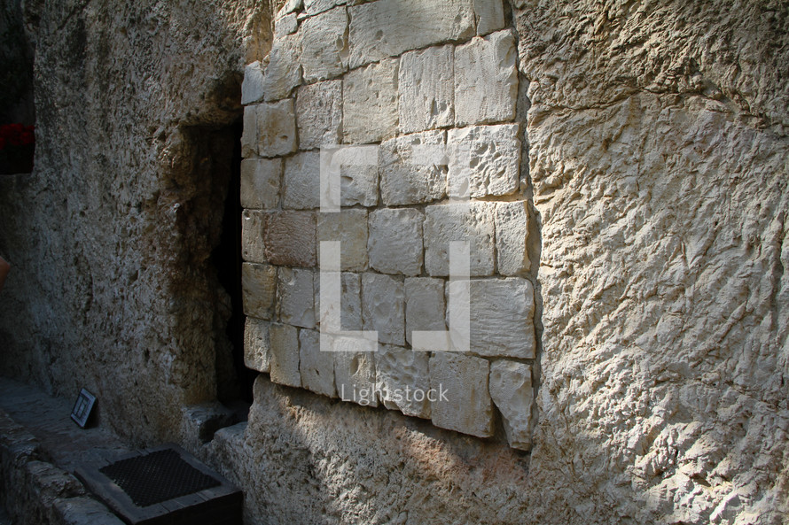 The Garden tomb in Jerusalem.
