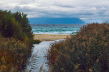 Wild sea coast in Greece, Halkidiki