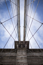 Brooklyn bridge supports