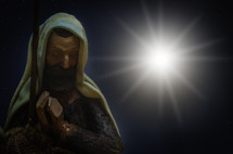 a praying figurine of Joseph 