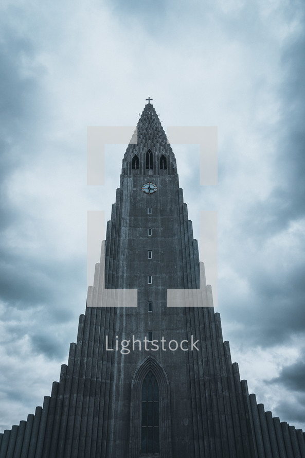tall cathedral tower 