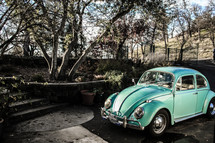 old Volkswagen Beetle car